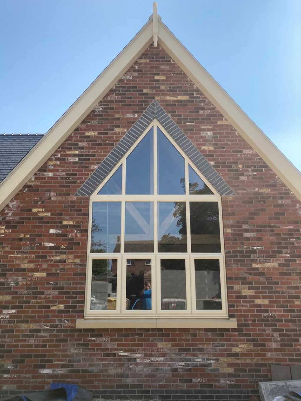 French Doors, With Side Panels, uPVC, Cream Finish - Jackson Windows