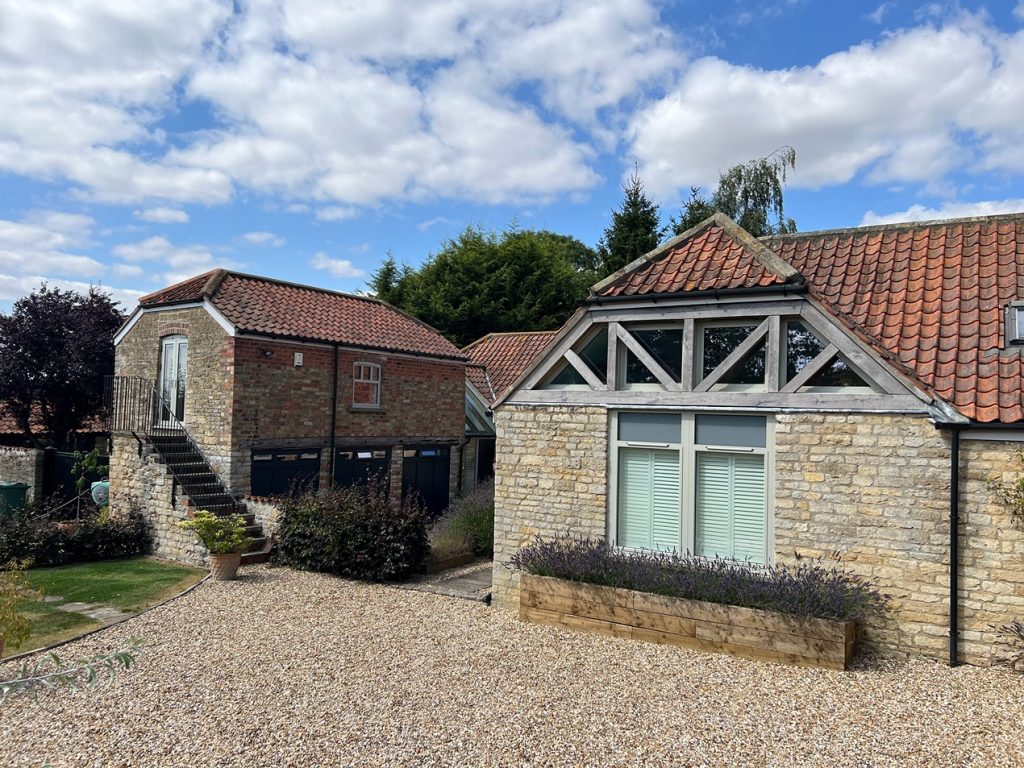 Pebble Grey Aluminium Barn Conversion 